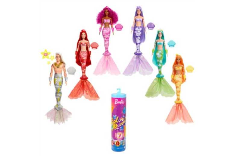 Barbie Colour Reveal Mermaid Doll – Imaginative Mermaid Toy for Ages 3+, Surprise Accessories, Creative Water Play | Wowcher