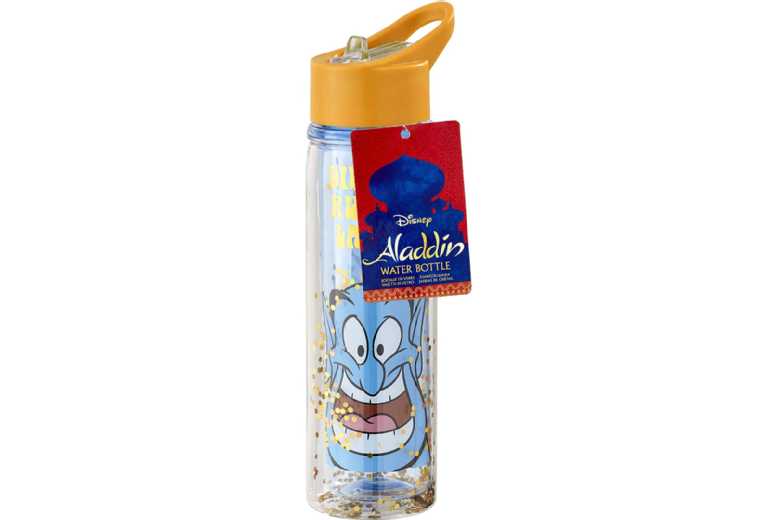 Disney Aladdin Plastic Water Bottle – Princess Themed, Ages 3+, BPA-Free, Imaginative Play | Wowcher