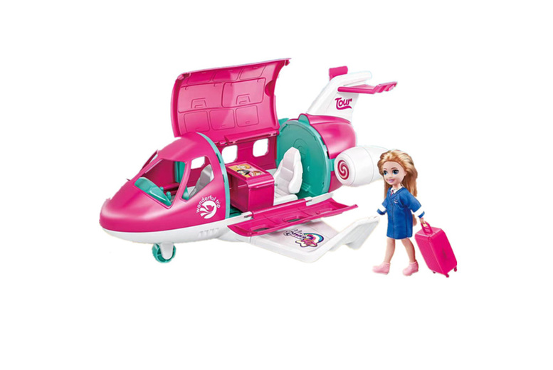 Barbie  Imaginative Playset with Travel Dream Airplane – Ages 3+, Creative Role Play Toy | Wowcher