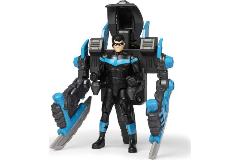 DC Batman Nightwing Mega Gear Action Figure – 4″ Collectible Toy (Ages 3+, Imaginative Play, Superhero Theme) | Wowcher