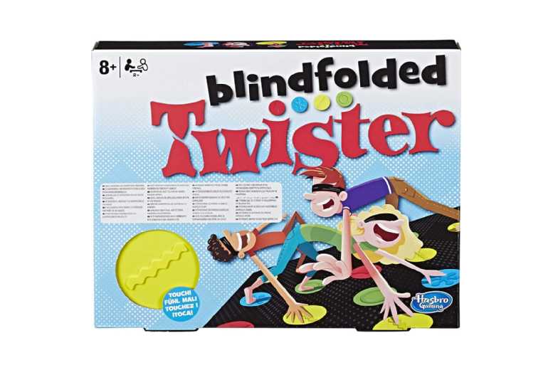 Blindfolded Twister Game by Hasbro Gaming – Family Fun, Ages 6+, Classic Party Play | Wowcher