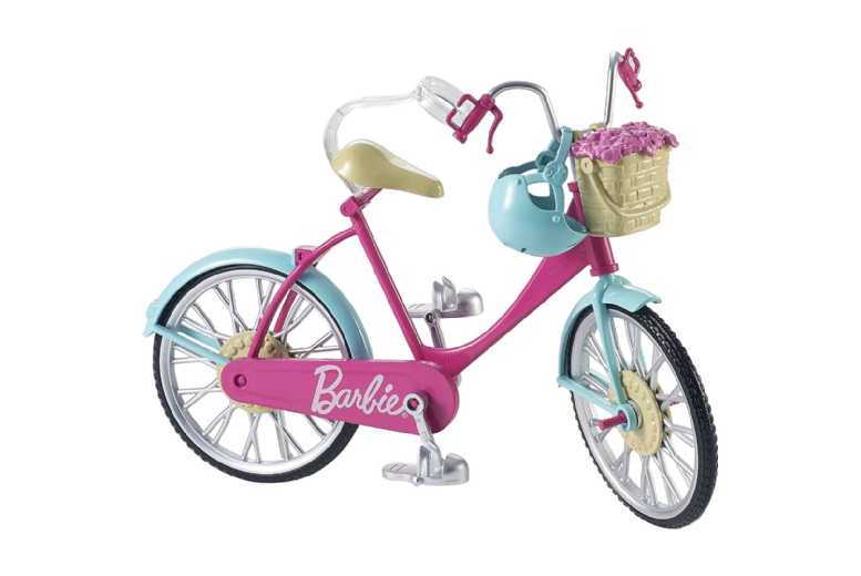 Barbie Bicycle w/ Basket Of Flowers | Wowcher