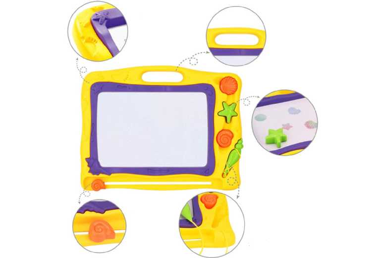 Magnetic Drawing Board for Kids – Educational Creative Travel Toy (Ages 3+) | Wowcher