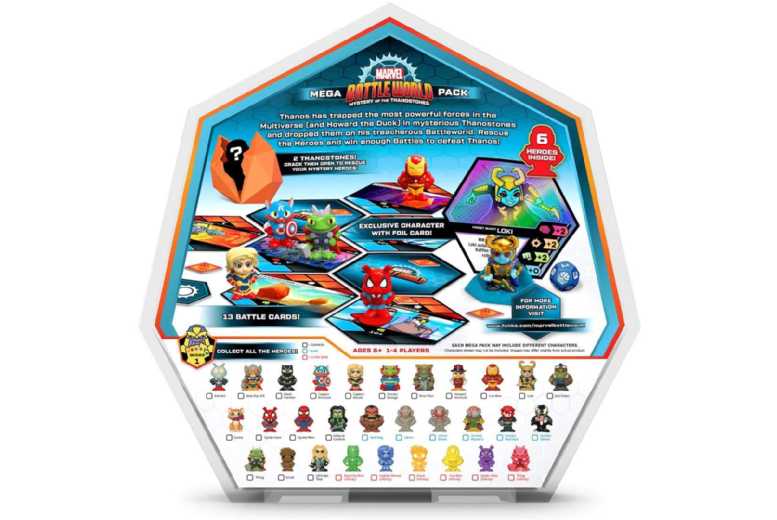 Marvel Battleworld Mega Pack – Mystery Collectible Game for Kids (Ages 6+) | Wowcher