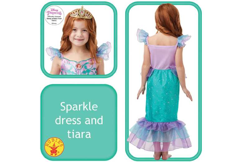 Disney Princess Ariel Mermaid Costume | Wowcher