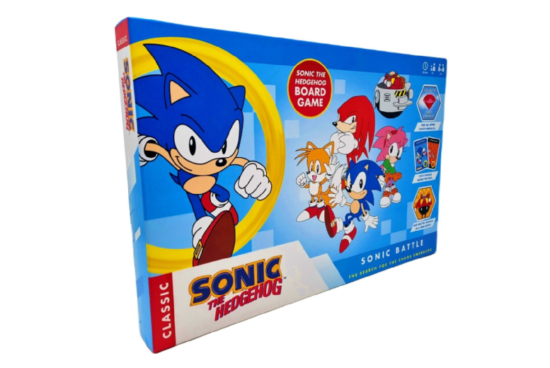 Battle Sonic The Hedgehog Board Game – Ages 6+, Multiplayer, Classic Video Game Theme | Wowcher