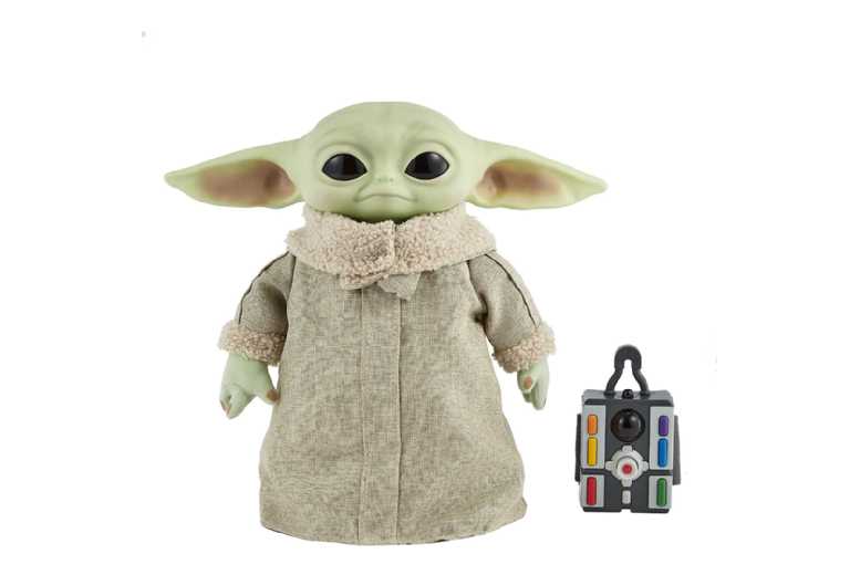 Star Wars Grogu The Child 12-in Interactive Plush Toy – Remote Control, Ages 3+, Mandalorian Theme | Wowcher