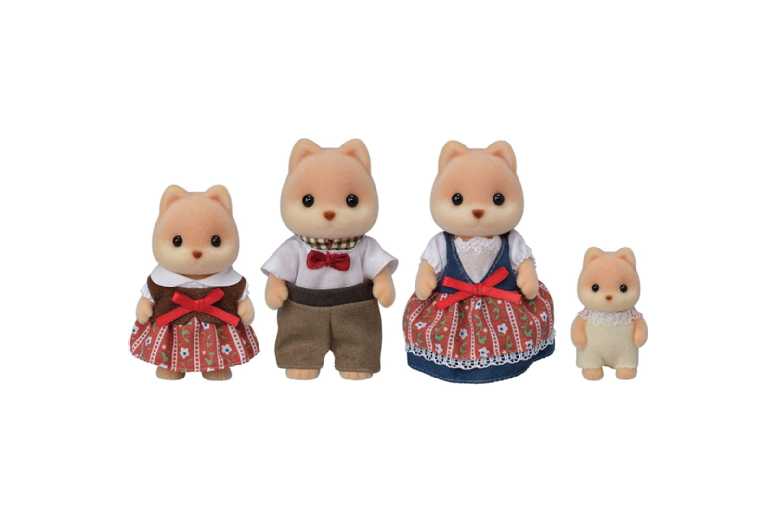 Sylvanian Families Caramel Dog Family | Wowcher