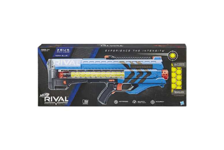 Nerf Team Blue or Red Rival Zeus MXV-1200 inc 12 Rounds Wowcher