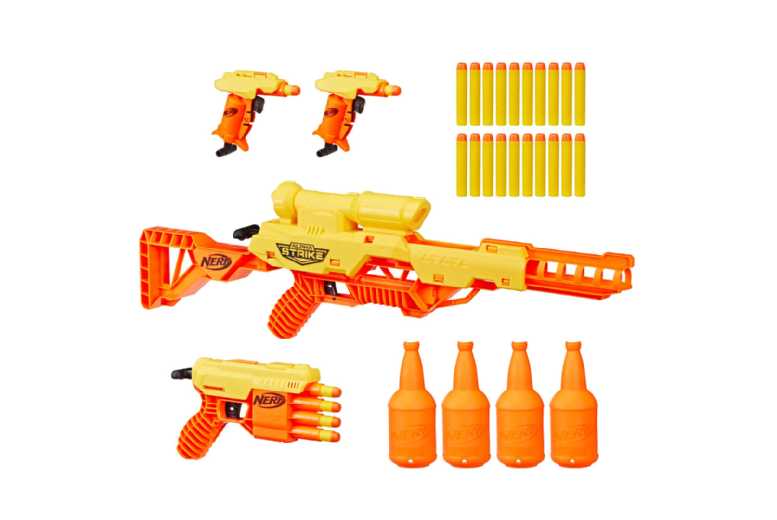 Nerf Alpha Strike Battalion Blaster Set – Multi-Player Foam Dart Toy for Ages 8+, Outdoor Action Play | Wowcher