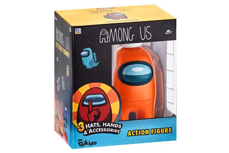 Among Us Orange Action Window Box | Wowcher