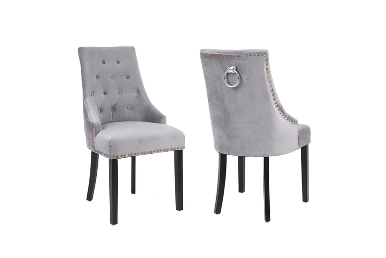 Studded Dining Knocker Chairs – 2 Colours! | Wowcher Studded Dining Knocker Chairs – 2 Colours! | Wowcher