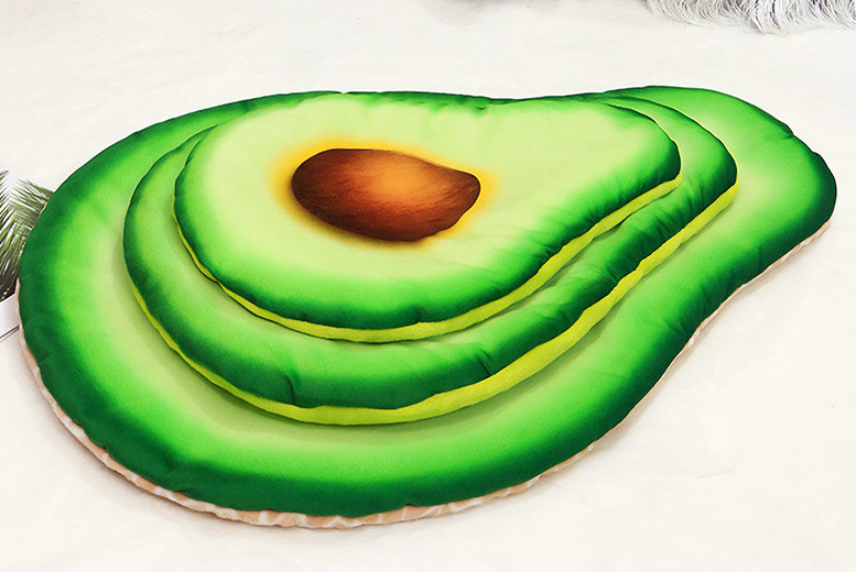 Plush Food- Cat Bed – Cosy, Durable, Machine-Washable, 3 Sizes | Wowcher