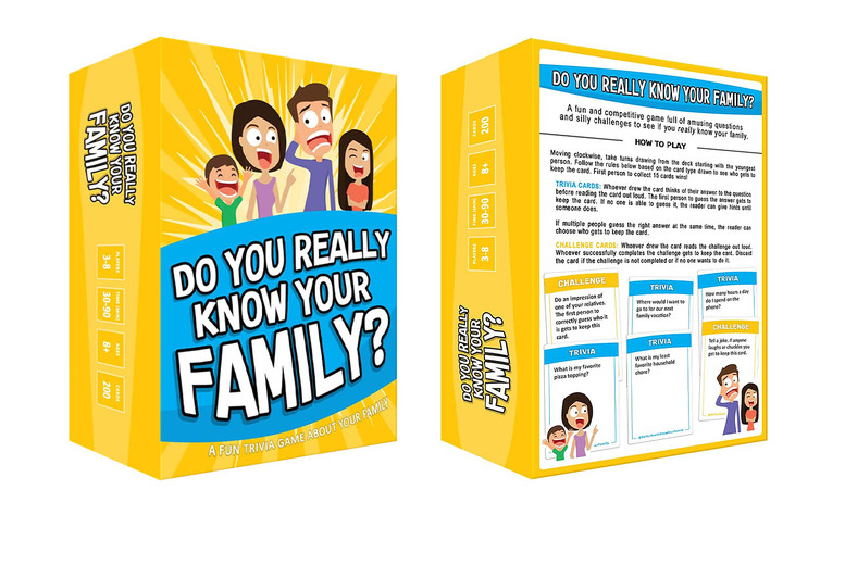 Do You Really Know Your Family? Interactive Board Game – Ages 8+, Family Trivia, Multiplayer Fun | Wowcher