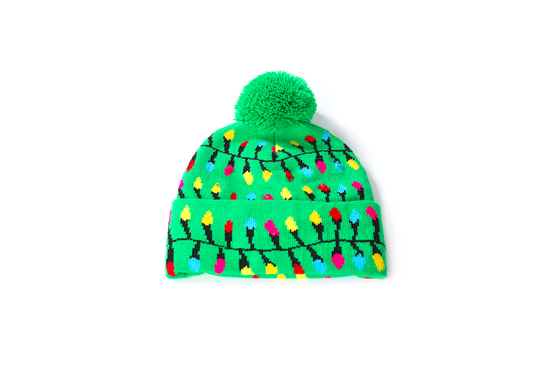 Xmas Pom Winter Knitted Hat with LED Lights in 7 Colours | Wowcher Xmas Pom Winter Knitted Hat with LED Lights in 7 Colours | Wowcher