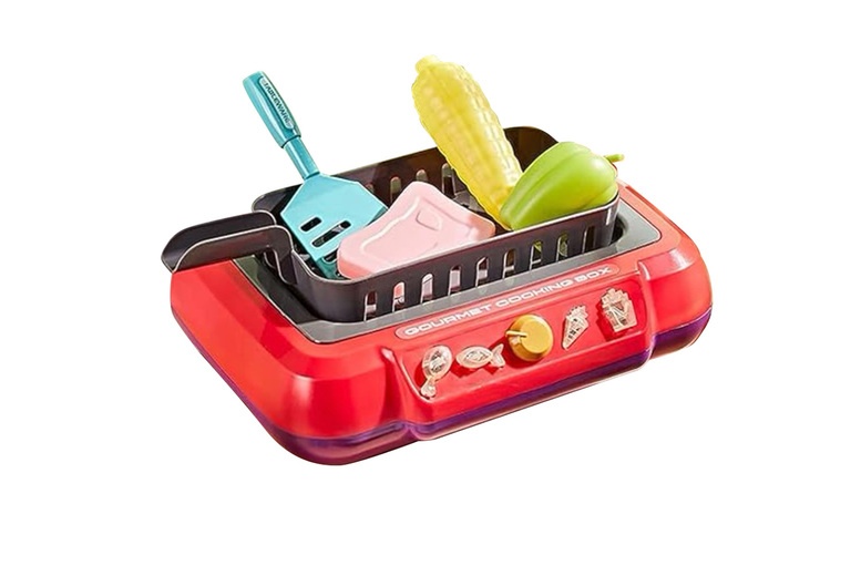 Pretend Play Colour Changing Gourmet Cooking Box Toy Set – Imaginative Kitchen Role Play for Ages 3+, Educational & Interactive | Wowcher