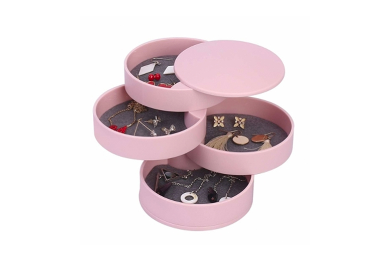 Pirouette Jewellery Organiser – Pink, Black or White | Wowcher