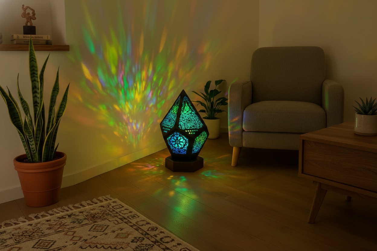 Bohemian Starry Sky Floor Projection Lamp | Wowcher