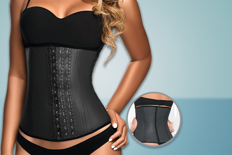 Корсет Waist Trainer. Корсет черный маленький. Корсет для похудения до и после. Корсет фитнес бикини.