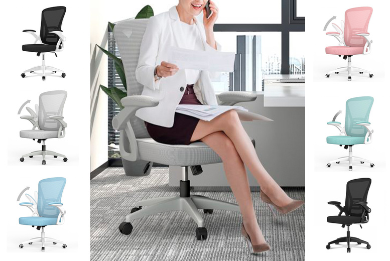 Office Chair with Lumbar Support at LivingSocial