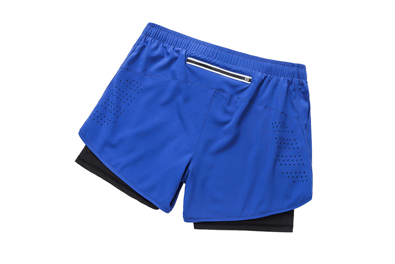 Men’s Quick-Dry Training Shorts with Multi Pockets – 92% Polyester, 8% Spandex, for Running, Gym & Fitness | Wowcher
