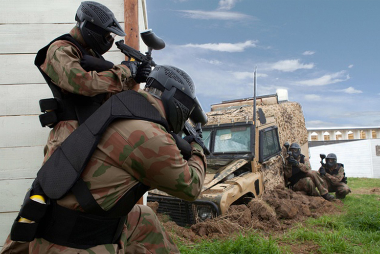 Paintballing Day for Up To 10 People - 50 Balls Each at 16 UK Locations | Wowcher