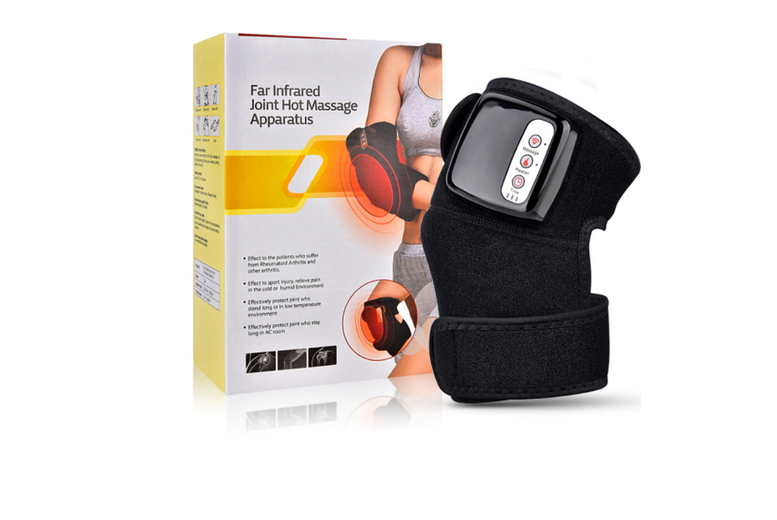 Cordless Heated Knee & Joint Therapy Massager – Vibration, Thermal & Magnetic Relief | Wowcher