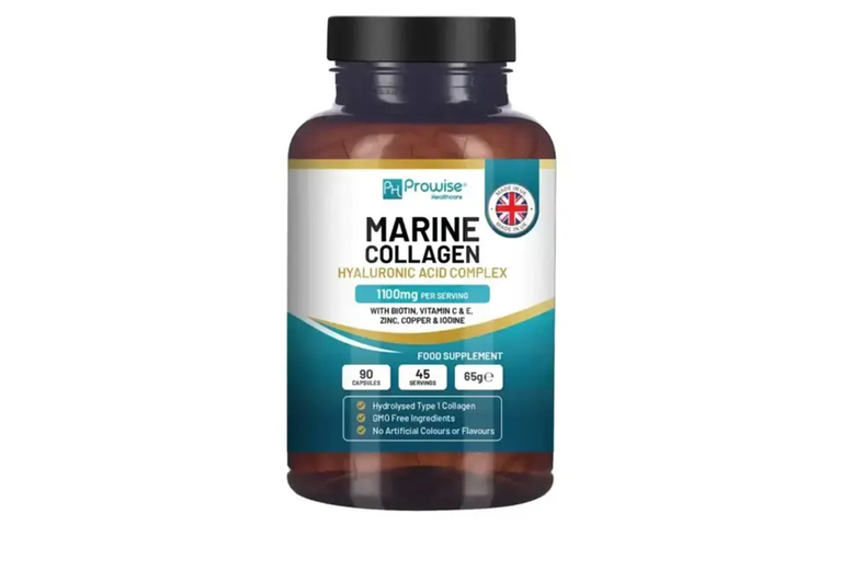Marine Collagen + Hyaluronic Acid Capsules – Anti-Ageing, Hydrating Supplement for Skin & Joints, 45-Day Supply | Wowcher Marine Collagen + Hyaluronic Acid Capsules – Anti-Ageing, Hydrating Supplement for Skin & Joints, 45-Day Supply | Wowcher