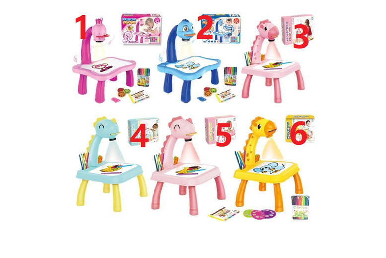 Kids’ LED Projector Drawing Table – 6 Styles! | Wowcher