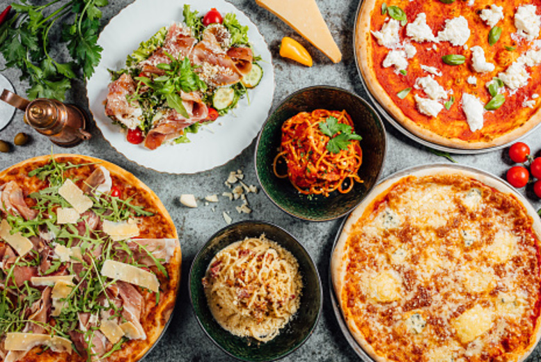 Pizza or Pasta and Drink Deal for 2 or 4 – Tesoro Mio, Glasgow | Wowcher