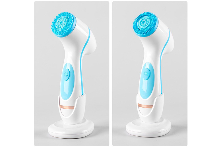 3-in-1 Silicone Facial Cleansing and Massaging Brush | Wowcher
