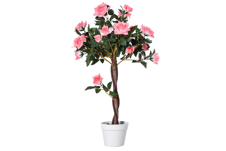 Artificial Camellia Indoor Potted Plant – Low Maintenance Foliage, 90cm | Wowcher