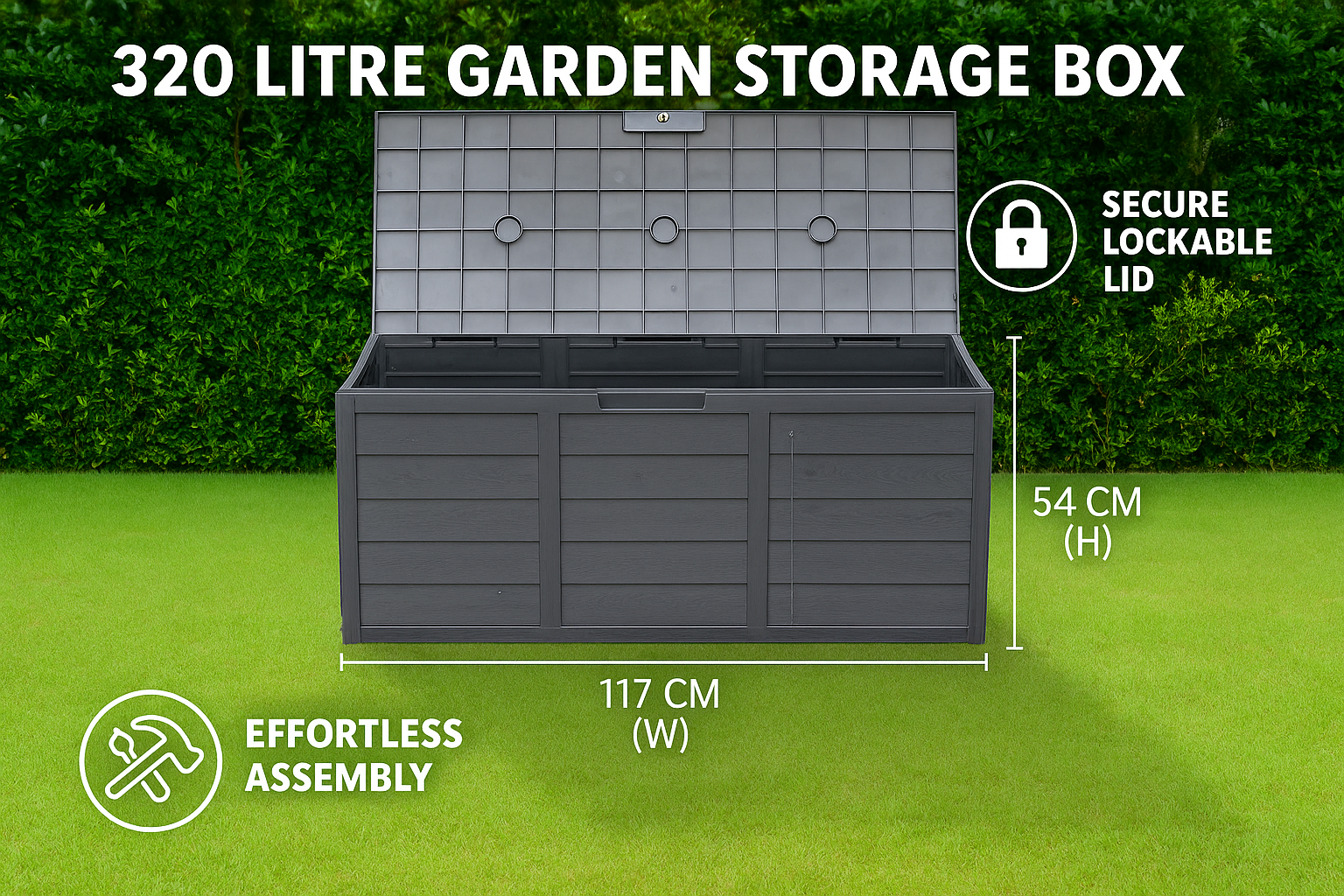 Garden Storage Box Deal Wowcher