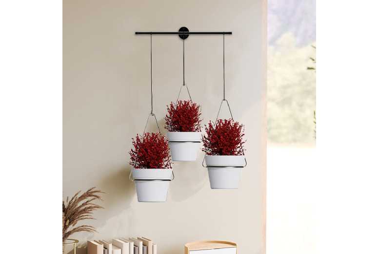 Versatile Indoor Triflora Hanging Planter Set | Wowcher