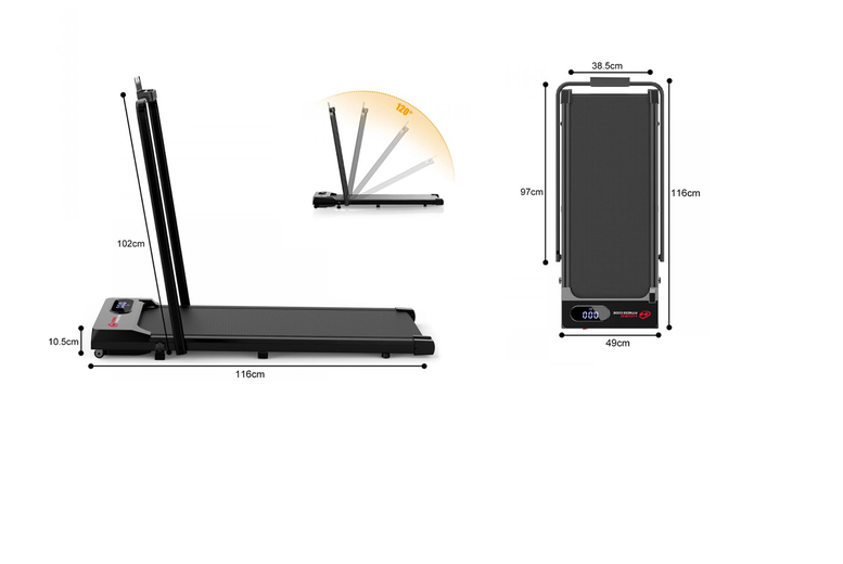 2-in-1 Folding Treadmill in 4 Options | Wowcher