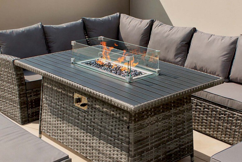 Rattan 9-Seater Sofa Set with Fire Pit – Weather-Resistant & Stylish Rattan 9-Seater Sofa Set with Fire Pit – Weather-Resistant & Stylish