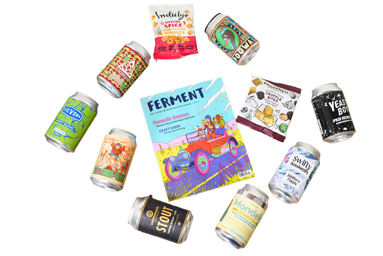 Beer52 8 Can Craft Beer Hamper with 2 Snacks & Magazine | Wowcher
