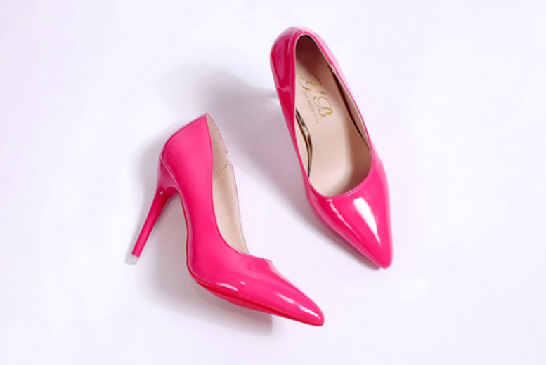 UK 9 / PINK: A pair of Women's Thin High Heels Shoes | Wowcher