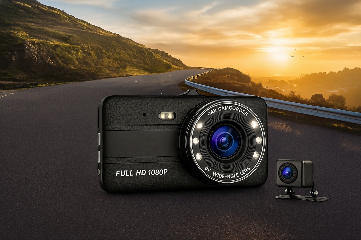 1080p Front & Rear Full HD Smart Dash Camera | Wowcher