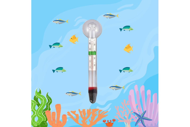 Aquarium & Fish Tank Thermometer – Precision Water Temperature Monitor for Small Pets & Fish | Wowcher