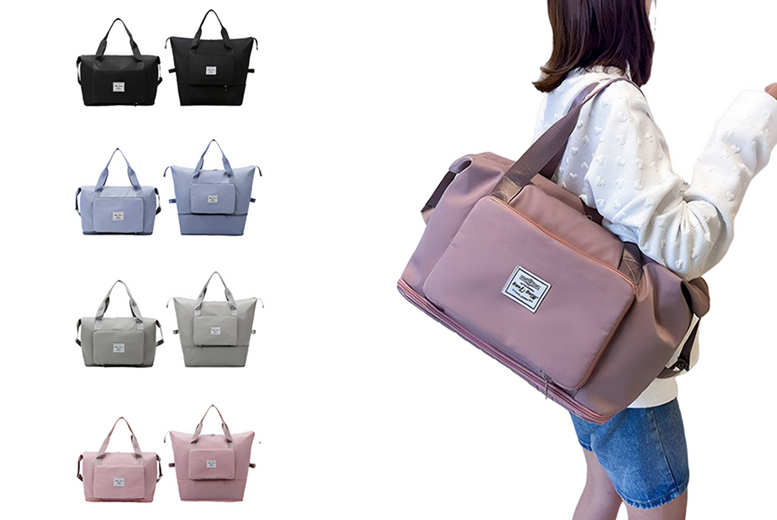 Large Capacity Waterproof Folding Travel Handbag – 4 Colours | Wowcher Large Capacity Waterproof Folding Travel Handbag – 4 Colours | Wowcher