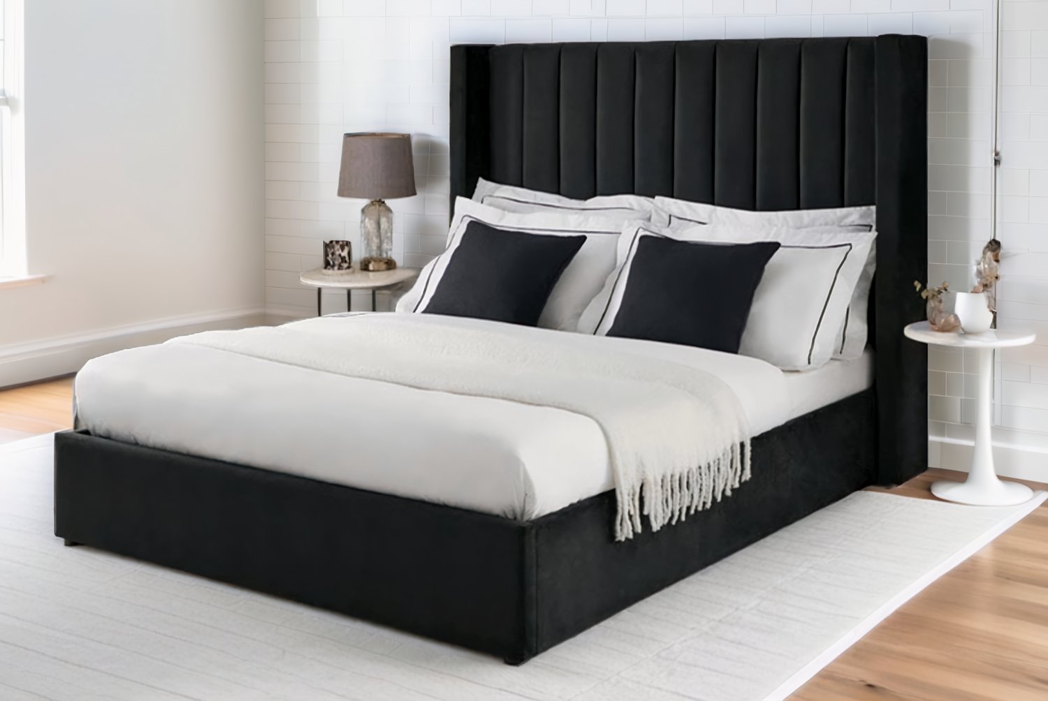 Wingback Ottoman Storage Bed Frame – 5 Sizes | Wowcher Wingback Ottoman Storage Bed Frame – 5 Sizes | Wowcher