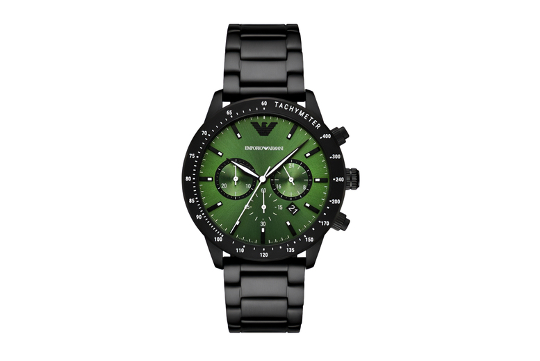 Emporio Armani Men’s Stainless Steel Chronograph Watch AR11472 | Wowcher