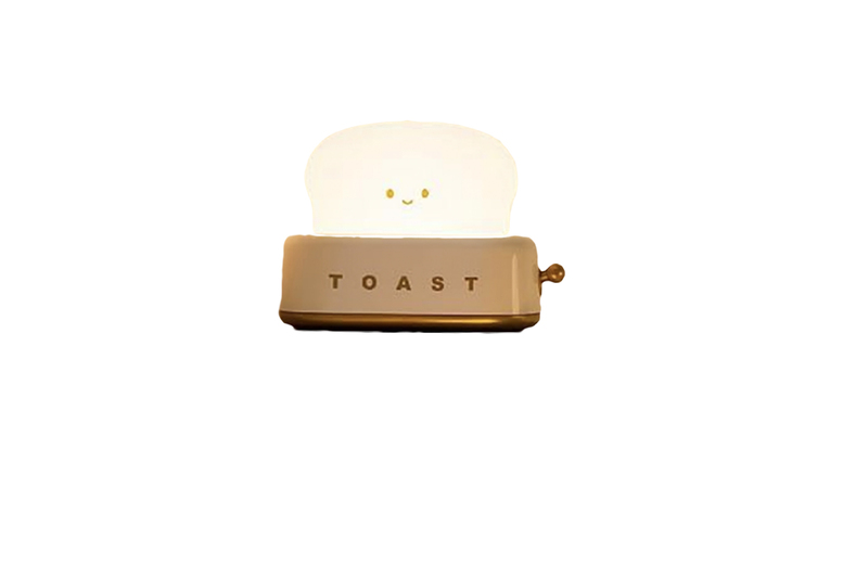 USB Dimmable Bread Table Night Lamp – Adjustable Brightness, Rechargeable, Cute Design (3 Colours) | Wowcher