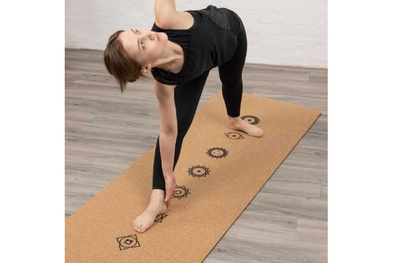 Myga XL Cork Yoga Mat – Extra Large, Eco-Friendly Gym Mat with Antibacterial Cork & Enhanced Grip | Wowcher