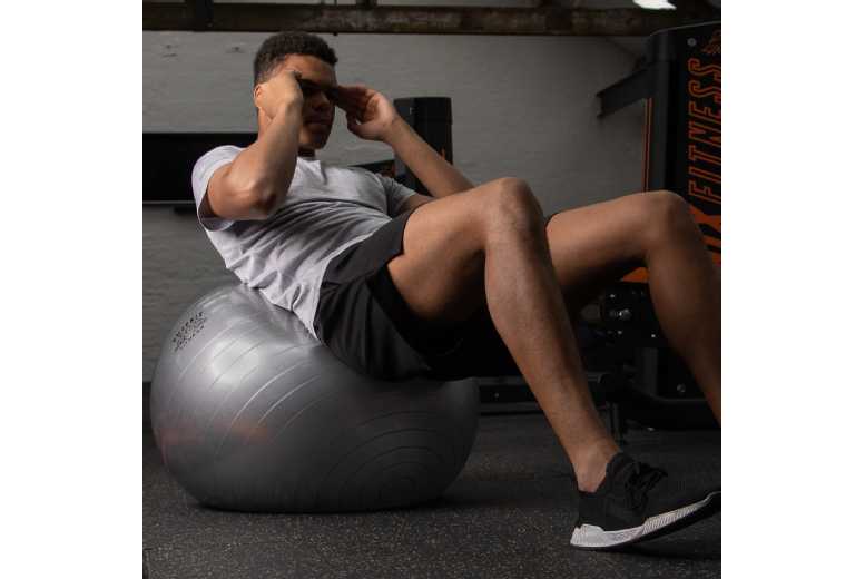 Phoenix Fitness Anti-Burst Gym Ball – Heavy-Duty PVC, 500kg Capacity, Multi-Functional, Non-Slip, Ergonomic Design | Wowcher