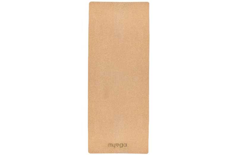 Myga Cork Yoga Mat – Premium Non-Slip Gym Mat, Eco-Friendly Cork & Rubber, Lightweight, Antibacterial | Wowcher