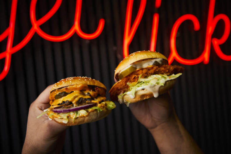 Burger, Fries, and Drink for Two – Big Licks, Manchester | Wowcher