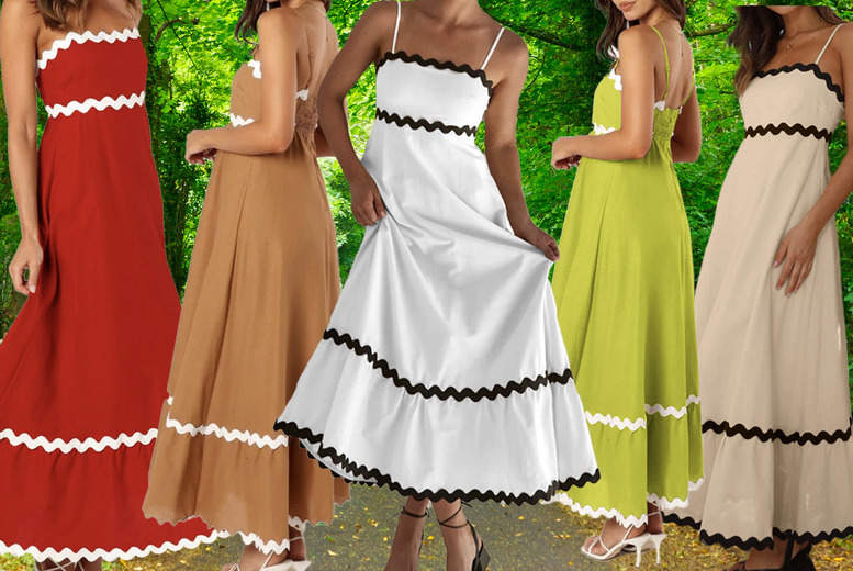 Black Women’s Strappy Maxi A-Line Dress – Breathable Summer Fashion | Wowcher Black Women’s Strappy Maxi A-Line Dress – Breathable Summer Fashion | Wowcher