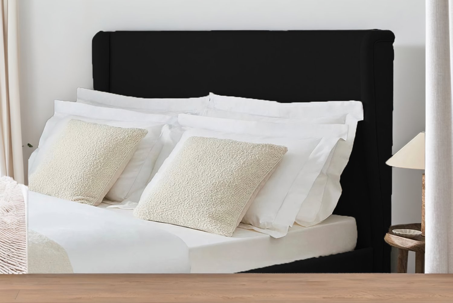 Wingback Storage Bed with Ottoman in 5 Sizes & Colours | Wowcher Wingback Storage Bed with Ottoman in 5 Sizes & Colours | Wowcher